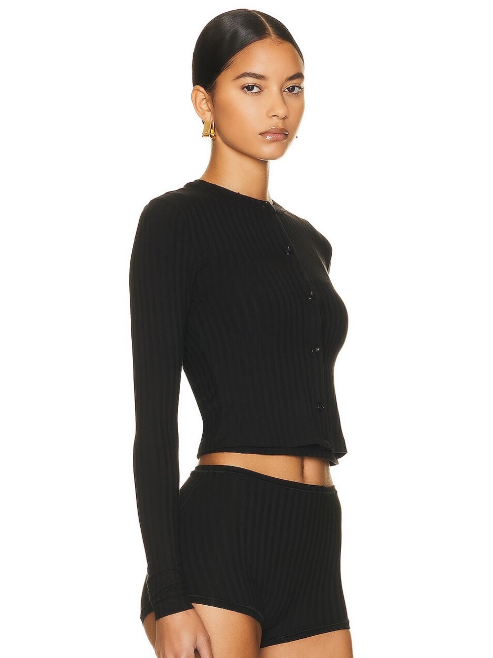 Helsa Rib Cardigan - Picture 2 of 5